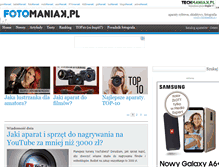 Tablet Screenshot of fotomaniak.pl